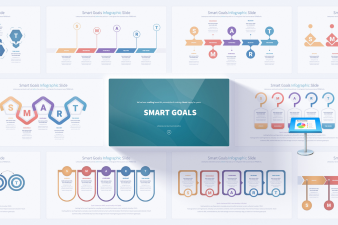 Professional Smart Goals Keynote Template | Keynote Infographic Slides for Smart Goals | Editable Smart Goals Keynote Presentation
